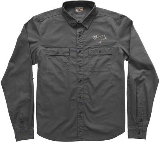 Jughead Moose Emb. Workshirt - Charcoal