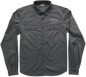 Jughead Moose Emb. Workshirt - Charcoal