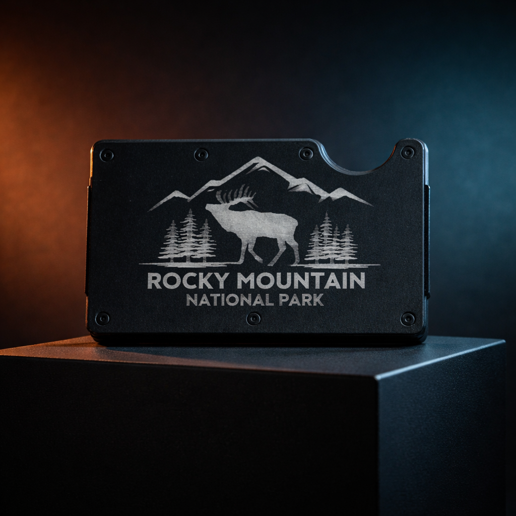“Ridge” Aluminum Wallet - RMNP