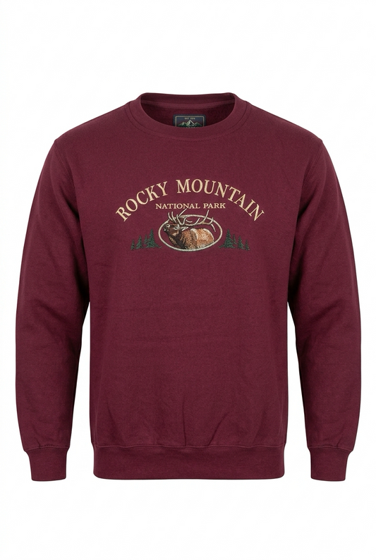 Golden Rule Elk Emb. Crewneck