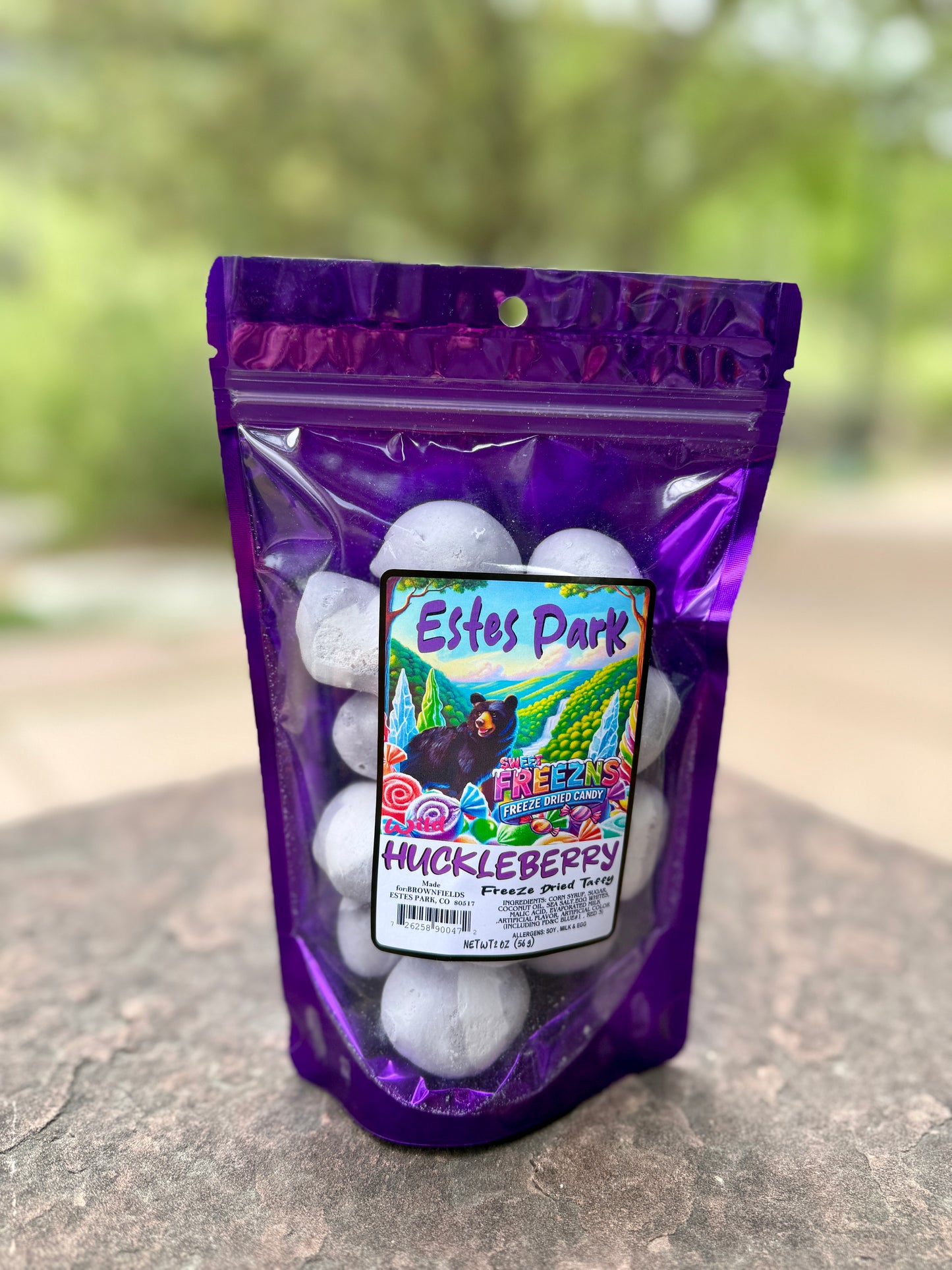 Huckleberry Freeze Dried Taffy