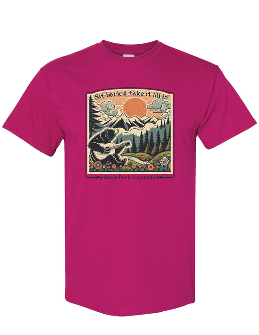 Sit Back Bear Tee