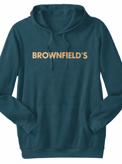 Brownfield's 70th Anniversary Hooded L/S Tee - Harbor Blue