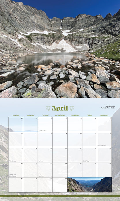 Calendar - RMNP 2025