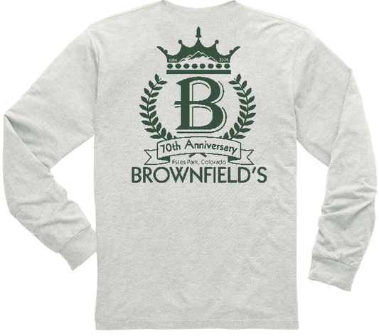 Brownfield's 70th Anniversary L/S Tee - Oatmeal