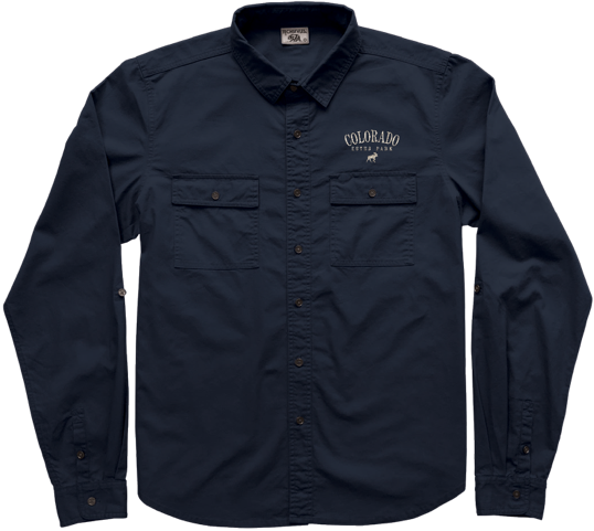 Jughead Moose Emb. Workshirt - Navy