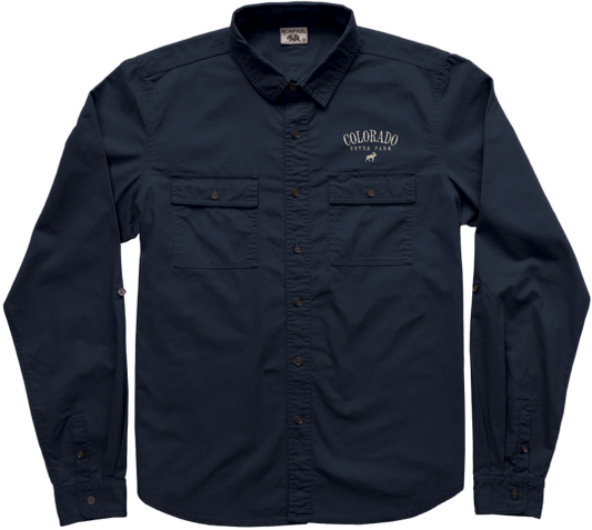 Jughead Moose Emb. Workshirt - Navy