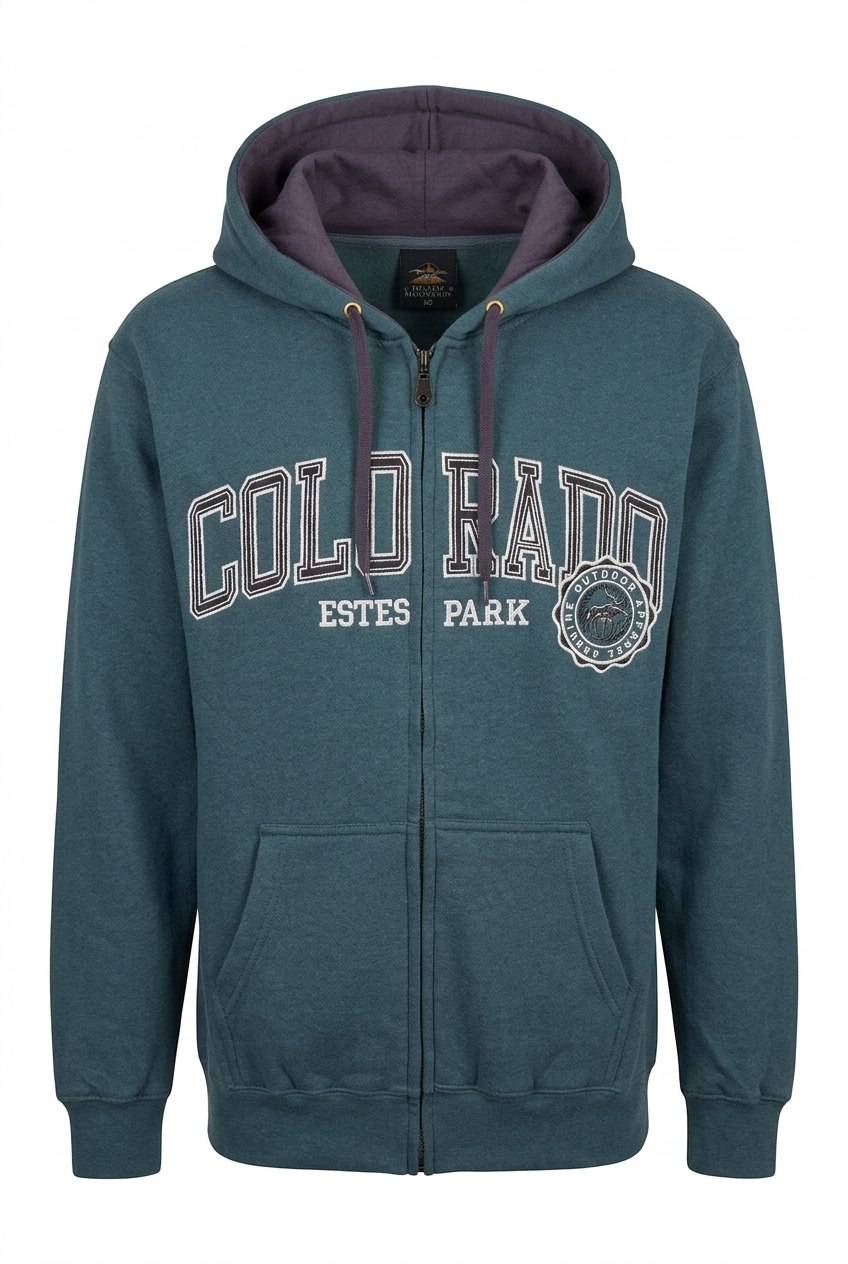 Letterman Emb. Zip Hood