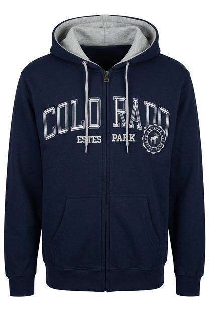 Letterman Emb. Zip Hood