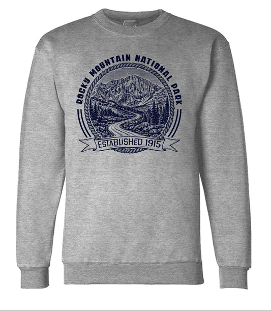Twine Longs Peak Crewneck