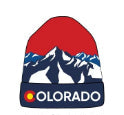 Colorado Red, White, Blue Beanie