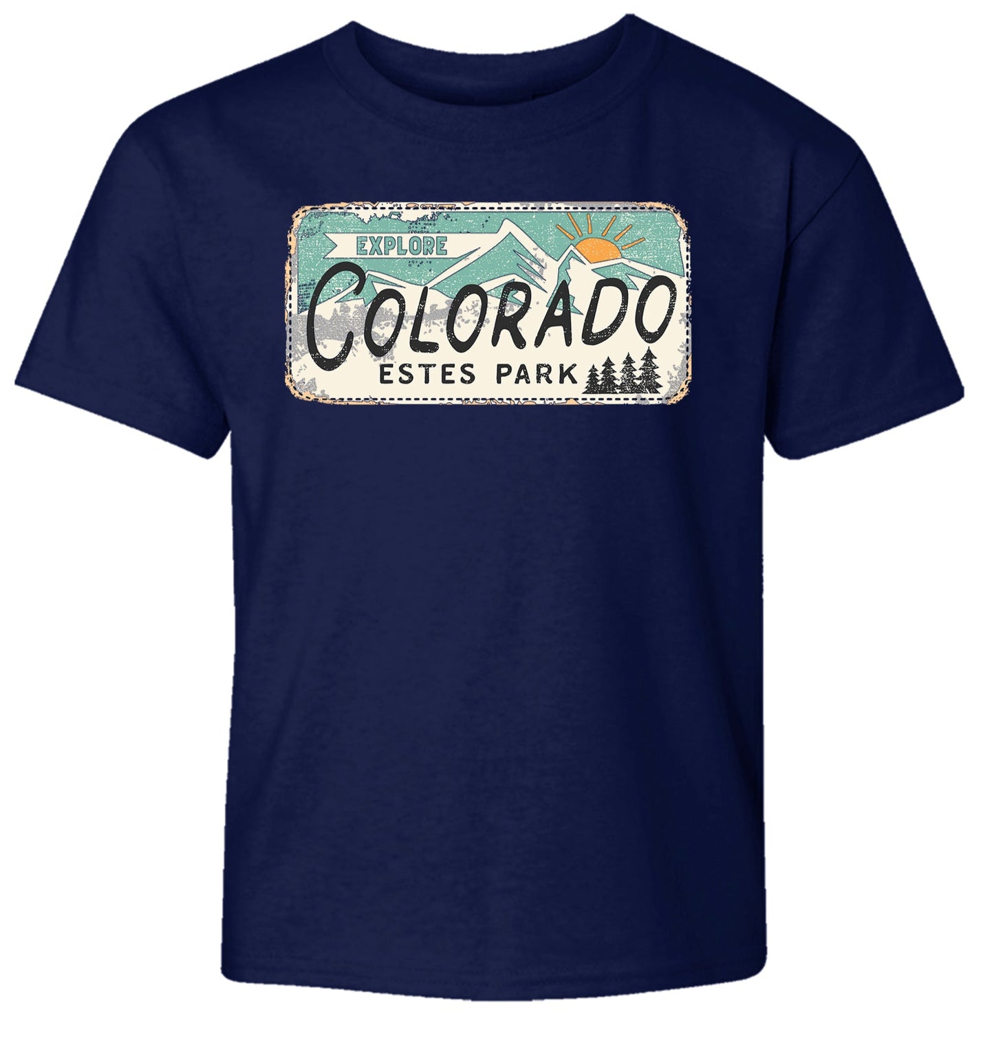 License Plate Kids Tee