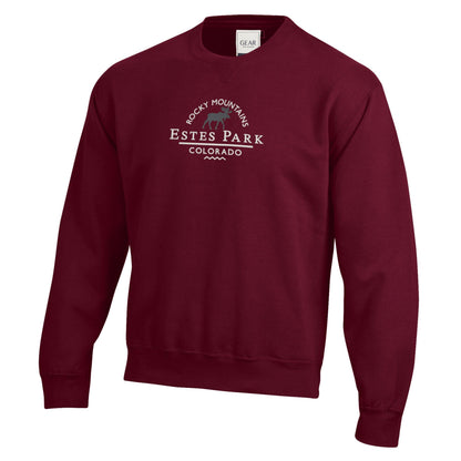 Skipper Moose Emb. Crewneck
