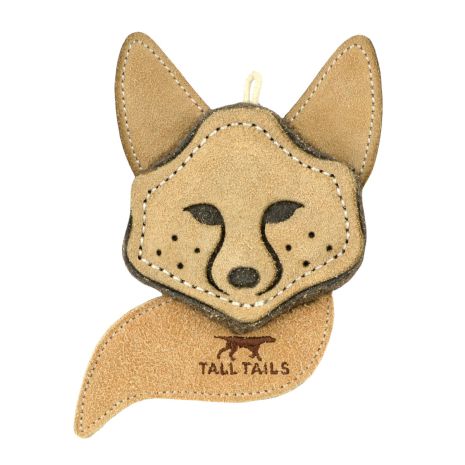 Fox Leather Dog Toy