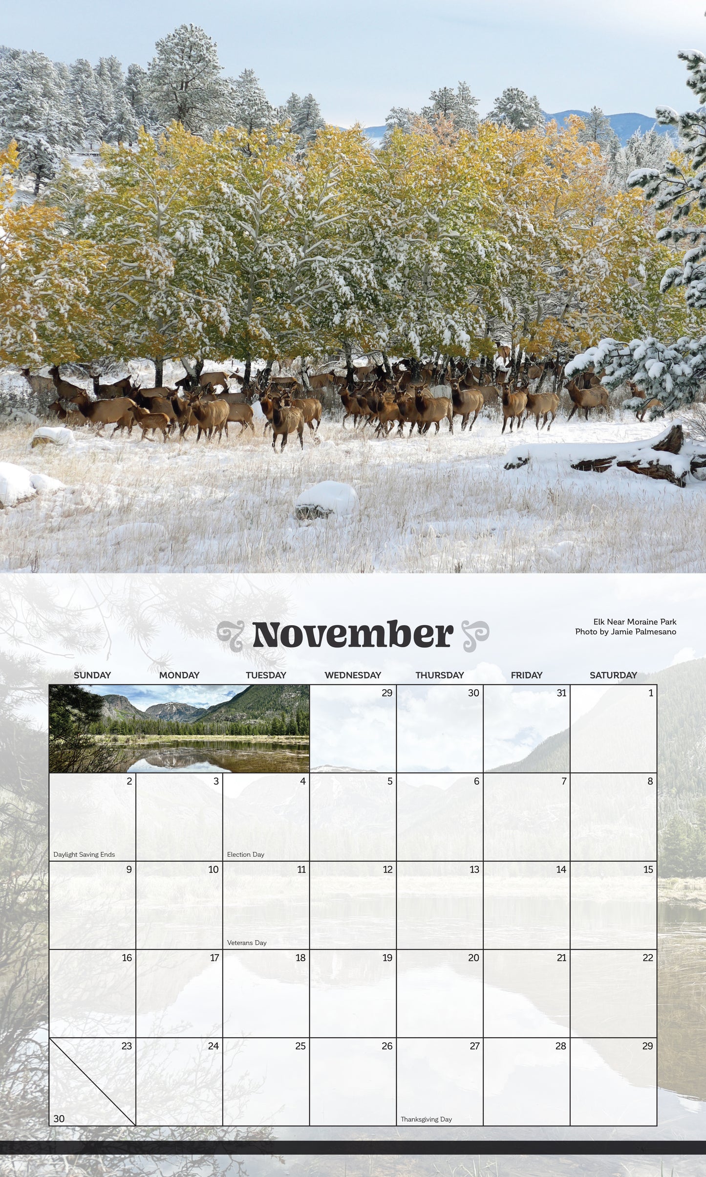 Calendar - RMNP 2025